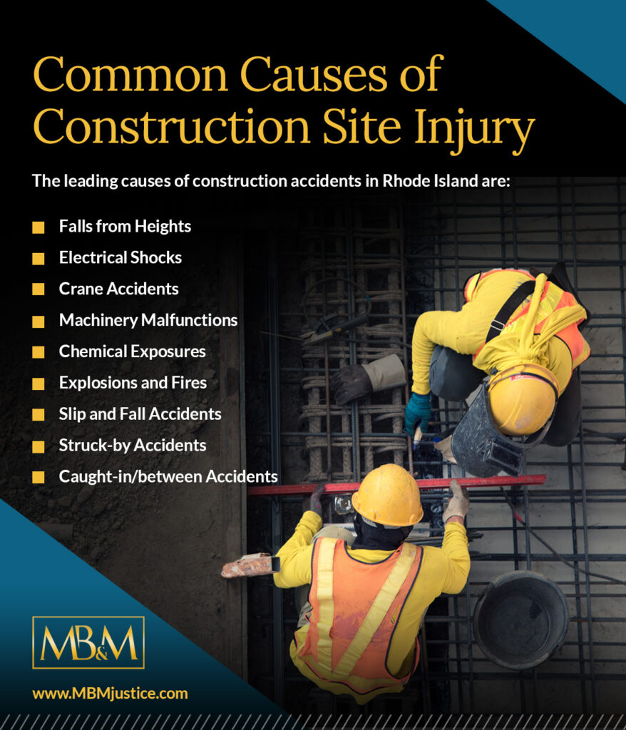 common causes of construction site injury