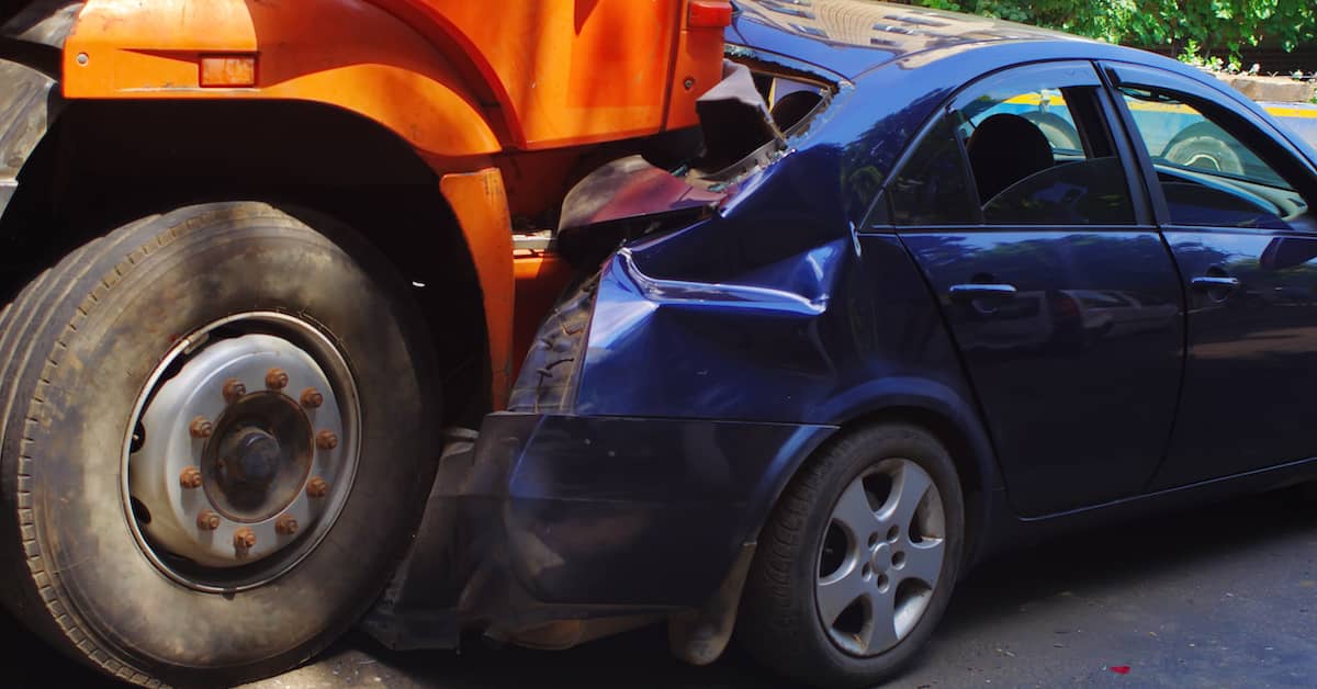 truck and car accident