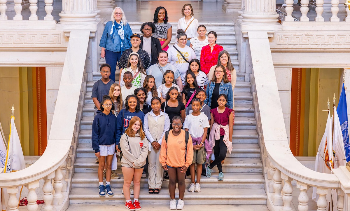 participants in MBM Summer Justice Camp